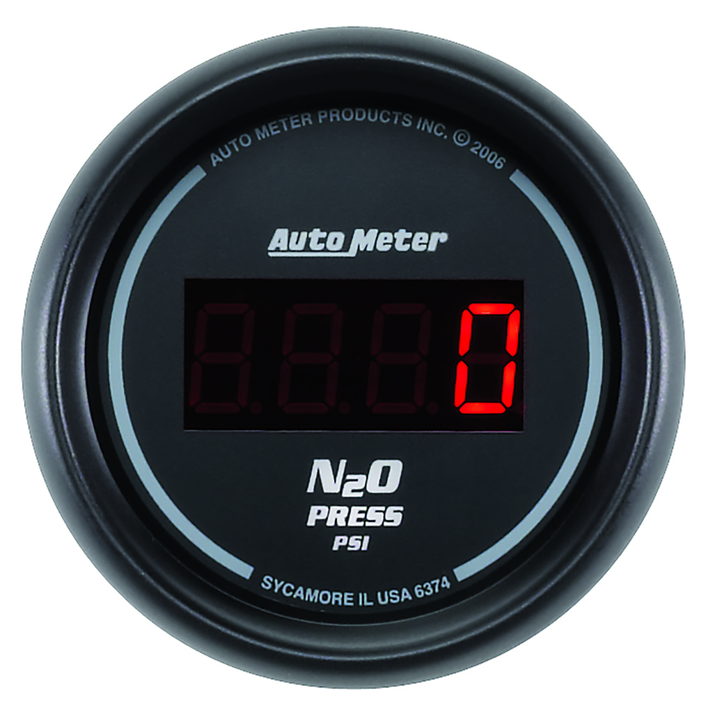 2-1/16" Nitrous Pressure, 0-1600 Psi, Sport-Comp Digital