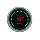 2-1/16" Two Channel Fuel Level / Voltmeter, 0-100%/8-18v, Sport-Comp Elite Digital
