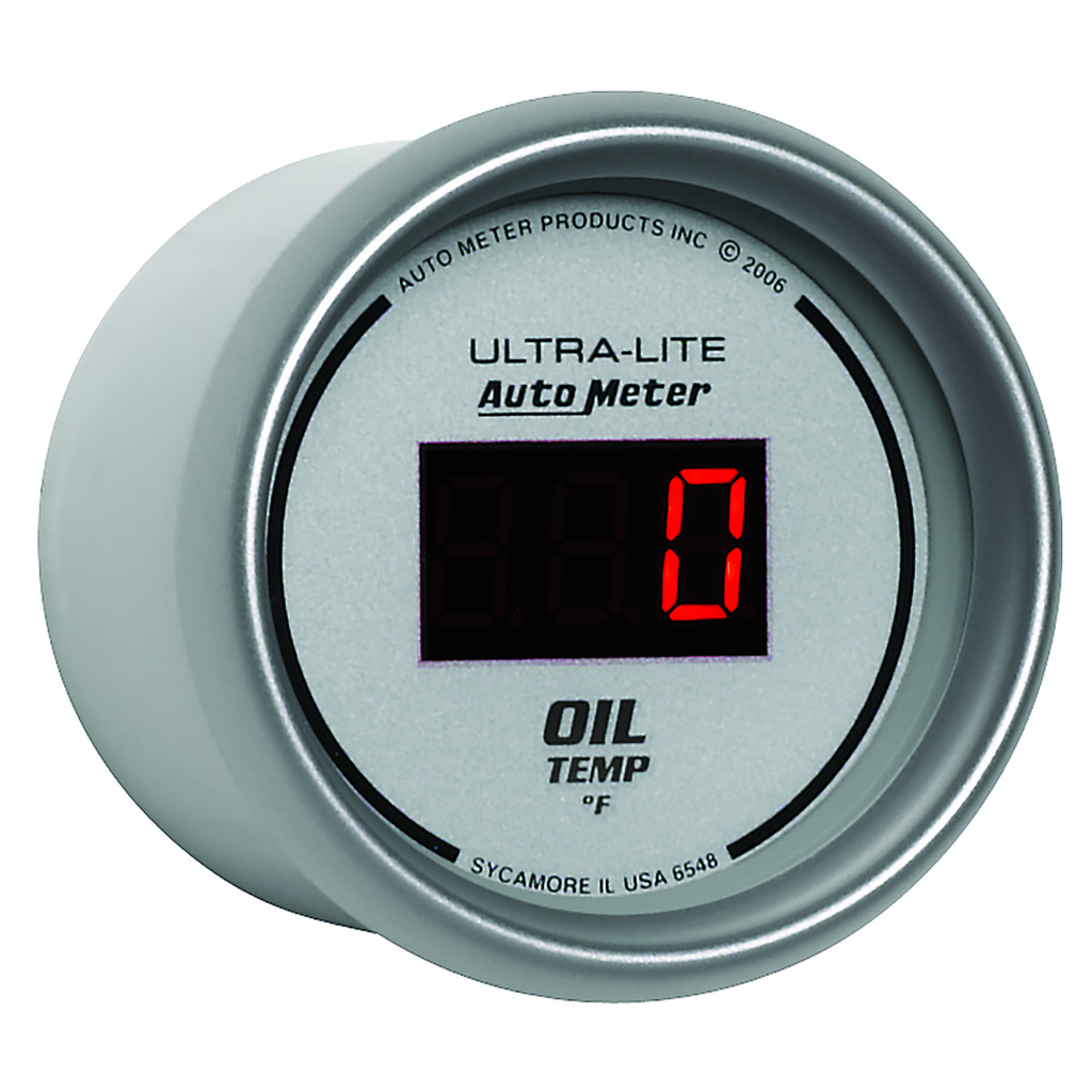 2-1/16" Oil Temperature, 0-340 °F, Ultra-Lite Digital
