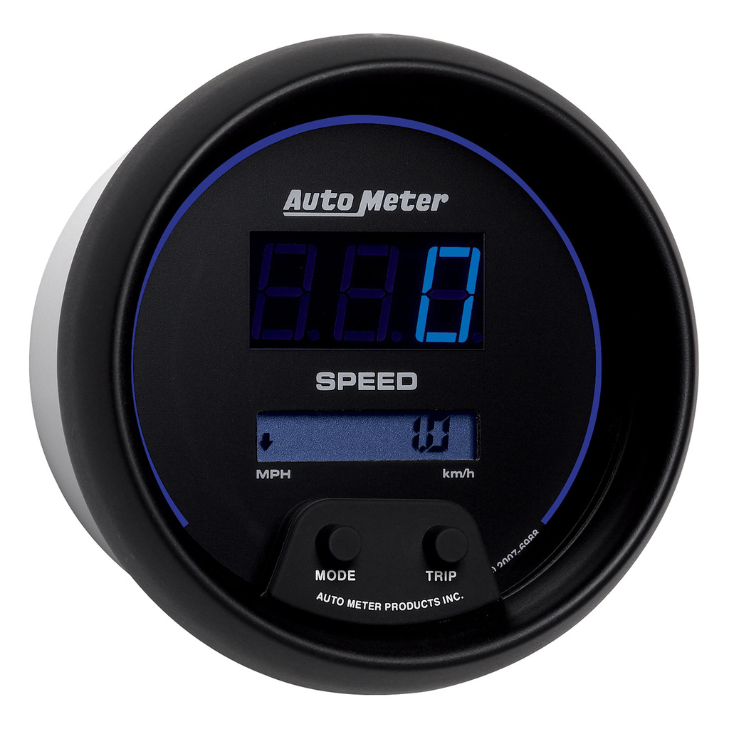 3-3/8" Speedometer, 0-260 Mph / 0-260 Km/H, Cobalt Digital