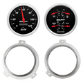 2 Gauge Direct Fit Dash Kit, Chevy Car 51-52, 2 Gauge,  Designer Black