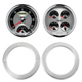 2 Gauge Direct Fit Dash Kit, Chevy Truck 54-55, 2 Gauge,  American Muscle