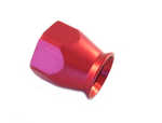 Red PTFE hose end hat