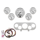 5 Gauge Direct-Fit Dash Kit, Nova 62-65, Old Tyme White