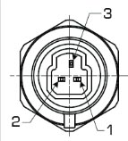 Oil / Fuel pressure sensor 1/8" NPT