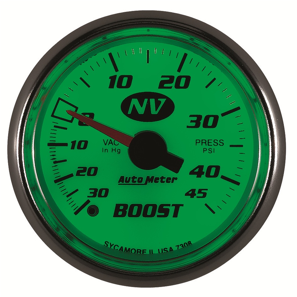 2-1/16" Boost/Vacuum, 30 In Hg/45 Psi, Nv