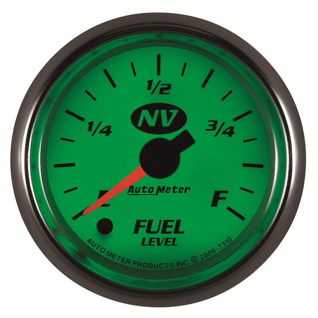 2-1/16" Fuel Level, Programmable 0-280 Ω, Nv