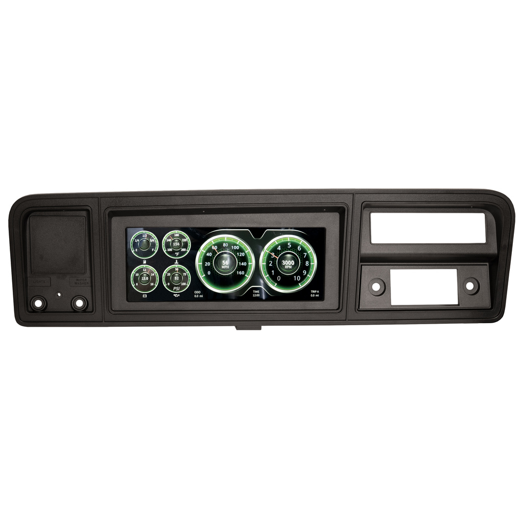 Invision Lcd Dash Kit, 73-79 Ford Truck, Direct Fit Digital Dash