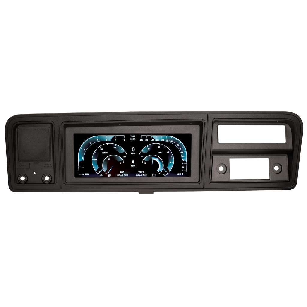 Invision Lcd Dash Kit, 73-79 Ford Truck, Direct Fit Digital Dash