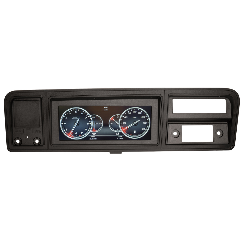 Invision Lcd Dash Kit, 73-79 Ford Truck, Direct Fit Digital Dash