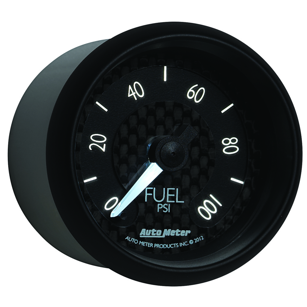 2-1/16" Fuel Pressure, 0-100 Psi, Gt