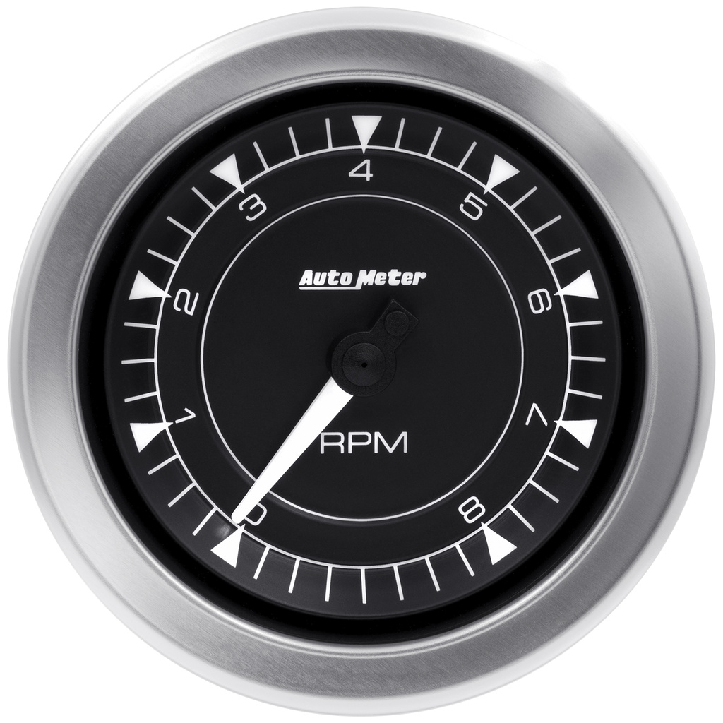 3-3/8" Tachometer 8k Rpm In-Dash Chrono