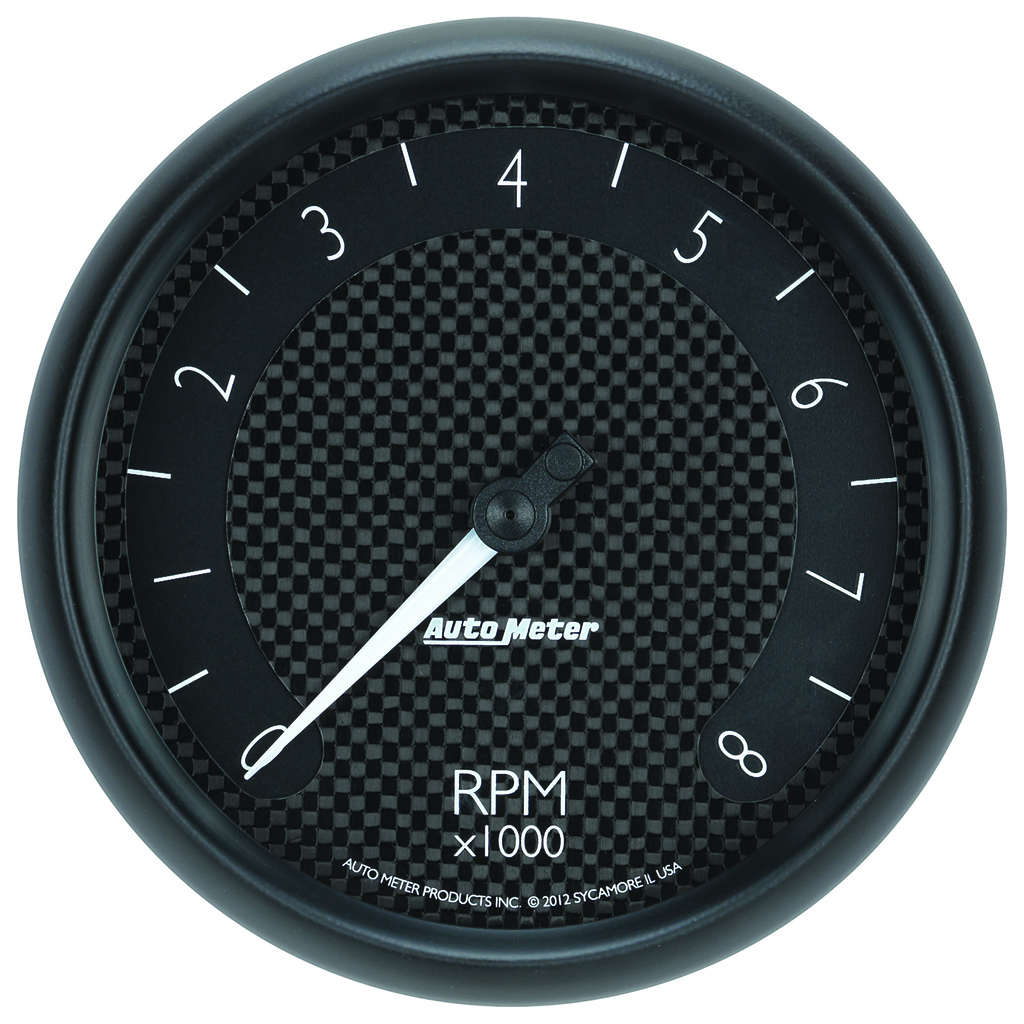 5" In-Dash Tachometer, 0-8,000 Rpm, Gt