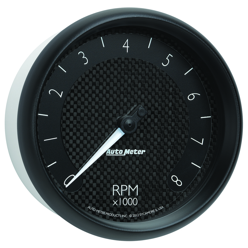 5" In-Dash Tachometer, 0-8,000 Rpm, Gt