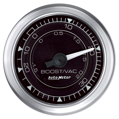 2-1/16" Boost/Vacuum, 30 In Hg/30 Psi, Chrono