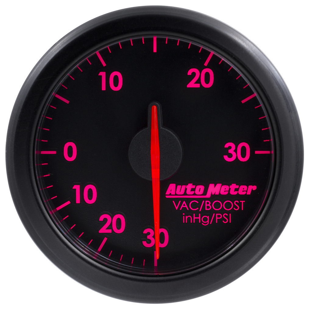2-1/16" Boost/Vac, 30 In Hg/30 Psi, Airdrive, Black