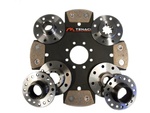 Stiff sintered clutch disc