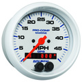 3-3/8" Gps Speedometer, 0-50 Mph, Marine White