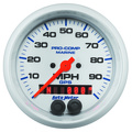3-3/8" Gps Speedometer, 0-100 Mph, Marine White