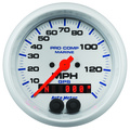 3-3/8" Gps Speedometer, 0-140 Mph, Marine White