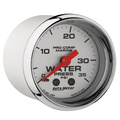 2-1/16" Water Pressure, 0-35 Psi, Marine Chrome Ultra-Lite