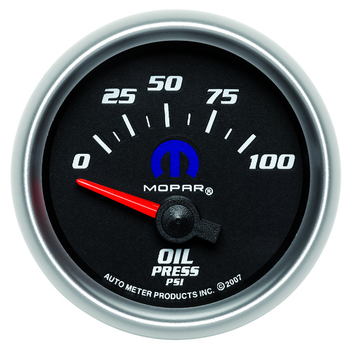2-1/16" Oil Pressure, 0-100 Psi, Mopar