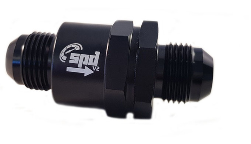 SPD V2 Check valve Full flow AN8 black