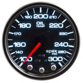 2-1/16" Oil Temperature, 100-300 °F, Spek-Pro, Black/Black