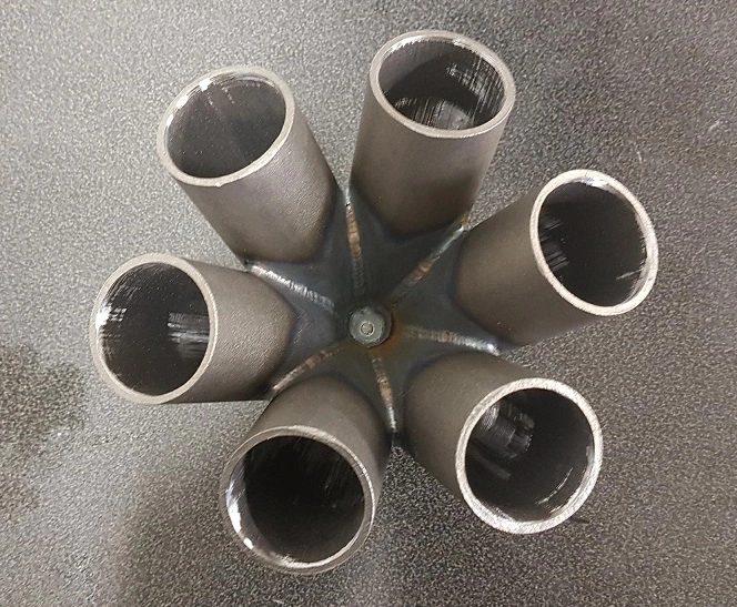 Merge collector 6 cylindrar round steel