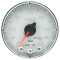 2-1/16" Voltmeter, 0-16v, Spek-Pro, Silver/Chrome