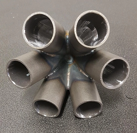 Merge collector 6 cylindrar round steel