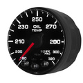 2-1/16" Oil Temperature, 180-320 °F, Spek-Pro, Black/Black, Ecu