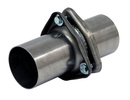 Tube flange 2,5 inch Stainless (63,5mm)