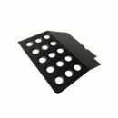 Alloy Master Cylinder Cover & Heel Rest Black