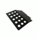 Alloy Master Cylinder Cover & Heel Rest Black