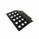 Alloy Master Cylinder Cover & Heel Rest Black