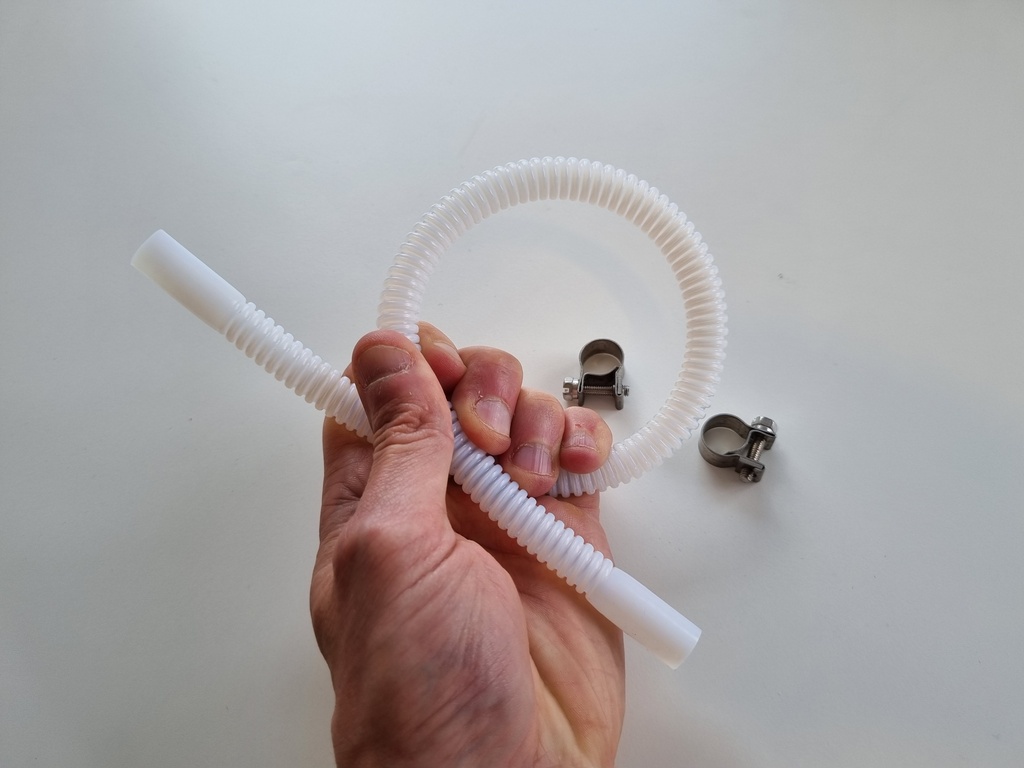 Fuel hose PTFE (in tank compatible) 10mm ID - 30cm