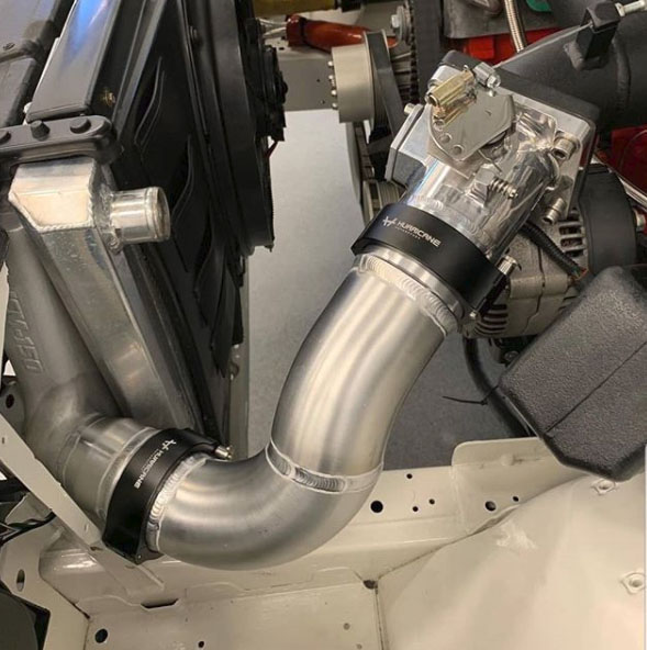 V-Band aluminum 3" - Axially movement