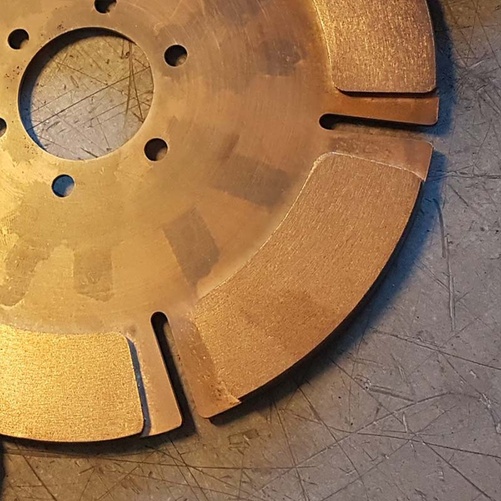 Tenaci 184mm 6-puck 7,2mm Sinter Clutch Disc (Copper) Without Center