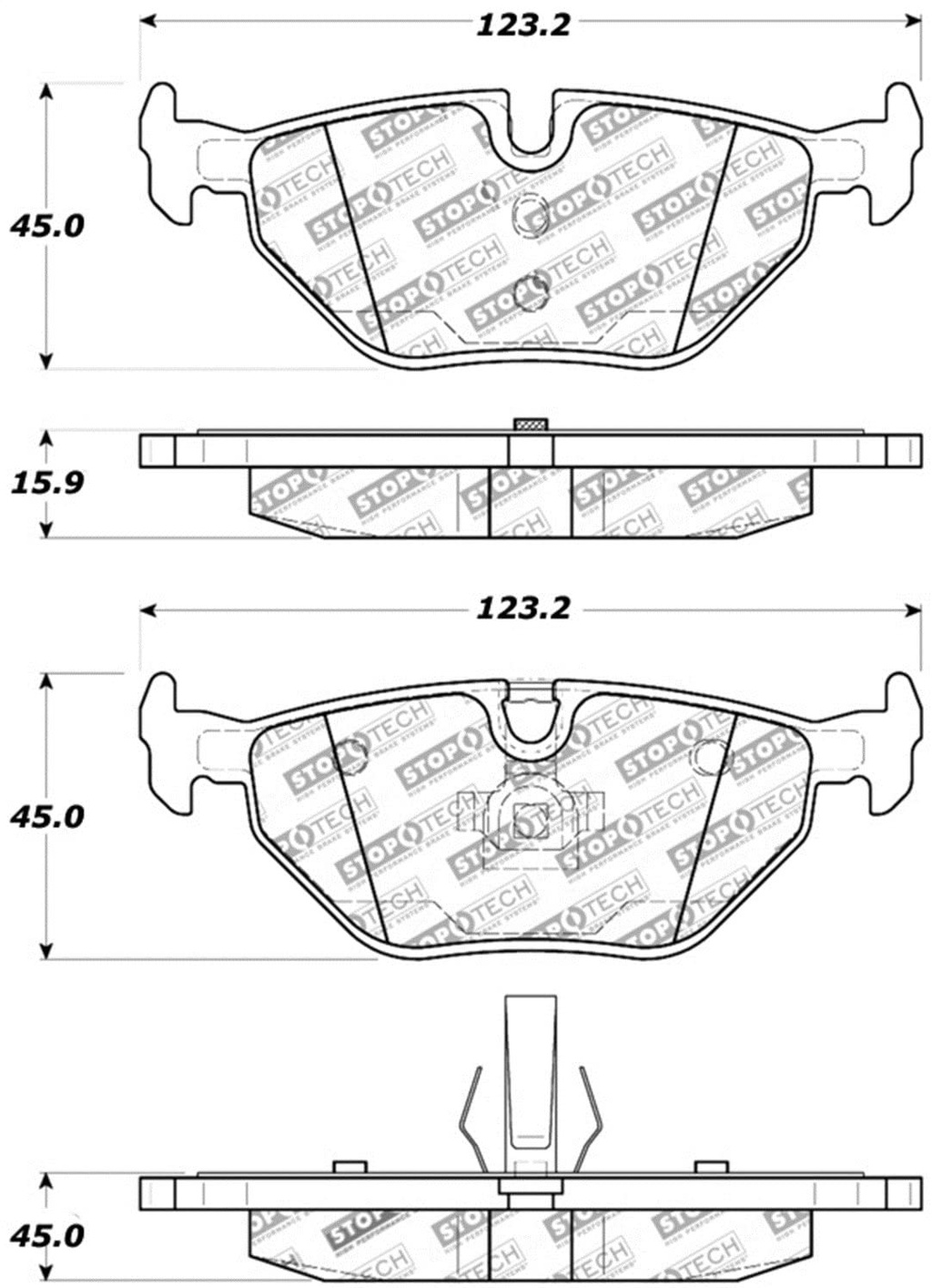 BMW 318-328 E46 rear