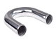 180° aluminum tube 3" Polished