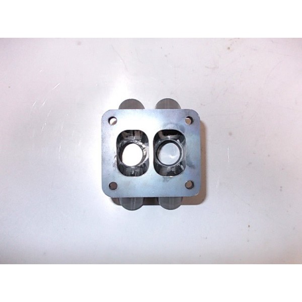 Merge collector 6cyl mild Steel straight - T3 twin-entry