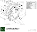 PMC Gearbox Adapter Plate Honda K K20 K24