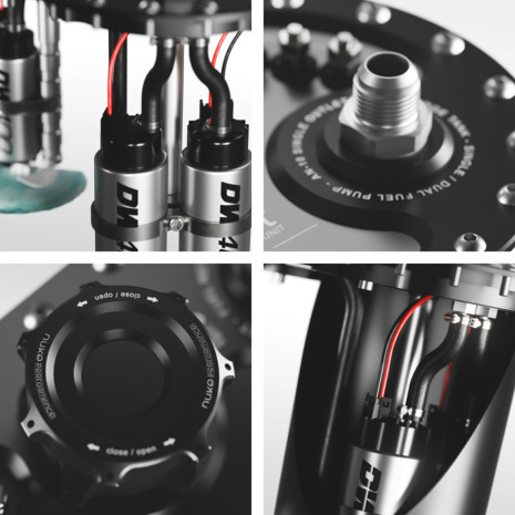 NUKE 80L Alu Fuel Cell with integrated surge tank