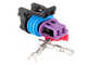 Connector 2-way socket housing (LSx CLT)