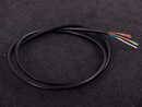 Shielded cable (4 cores) black