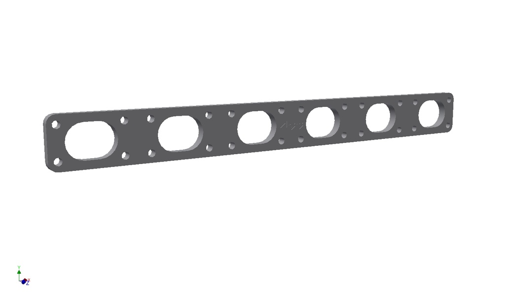 Exhaust manifold BMW M50 steel (T3 Twin)