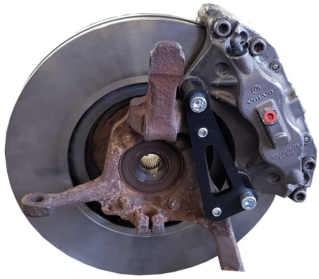 S60R/V70R front - Volvo 850/V70I Brake caliper adapter