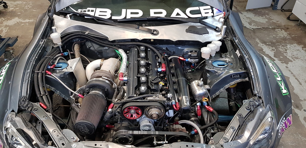 ASS 1JZ / 2JZ Servo bracket with belt stabilization tensioner